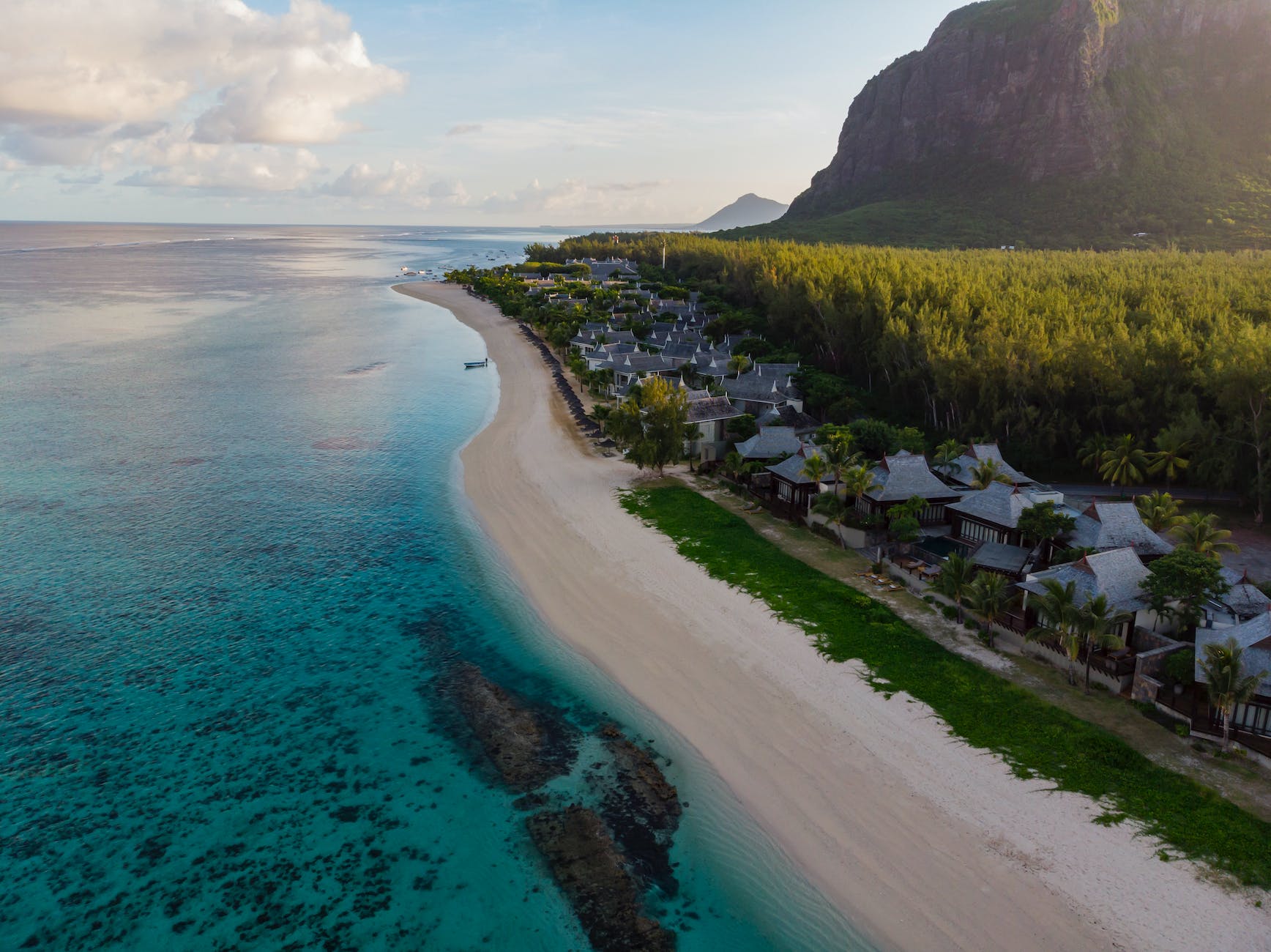 Mauritius upland landscape